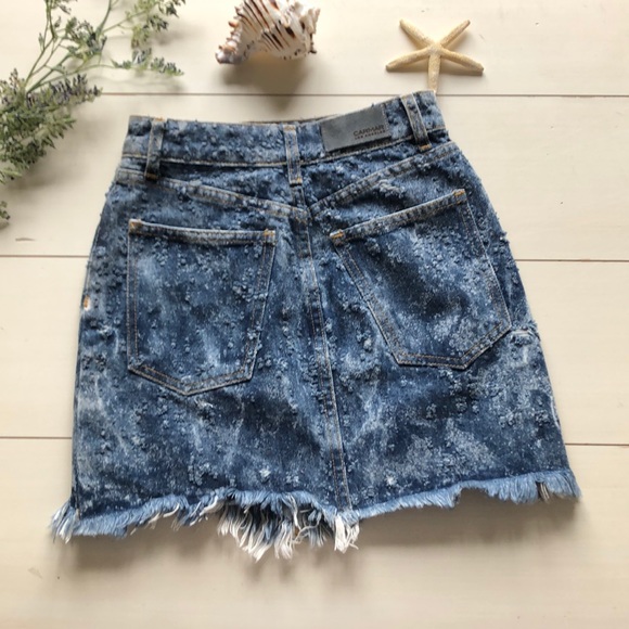 💘NWT!! Carmar LF Darwin Denim Skirt - Picture 7 of 8